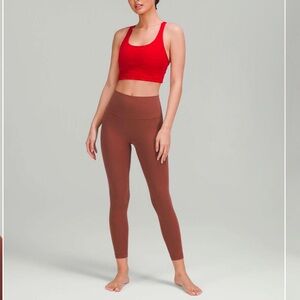 Lululemon Lunar new year “smoky red” align pants